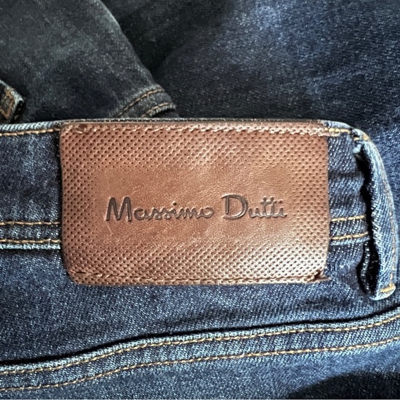 MASSIMO DUTTI Men’s Regular Fit Straight Leg Jeans Size 36 EUC - Picture 5 of 9